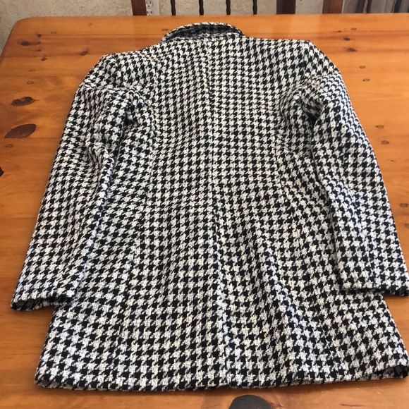 NWT Zara Houndstooth Structured Blazer Dress - Picture 7 of 16